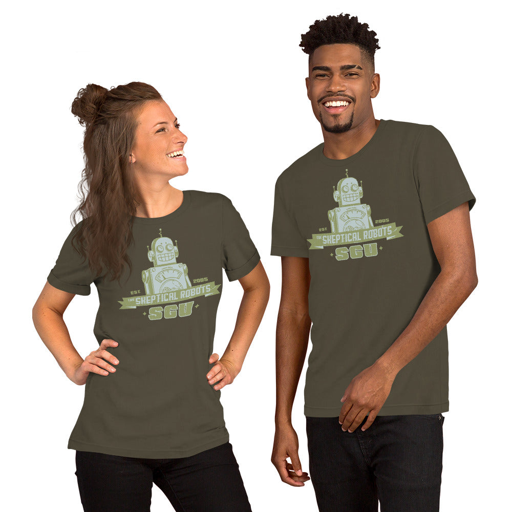Skeptical Robot Short-Sleeve Unisex T-Shirt