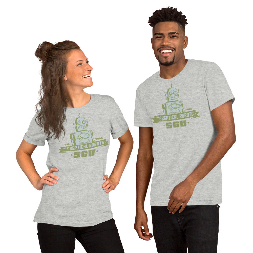 Skeptical Robot Short-Sleeve Unisex T-Shirt