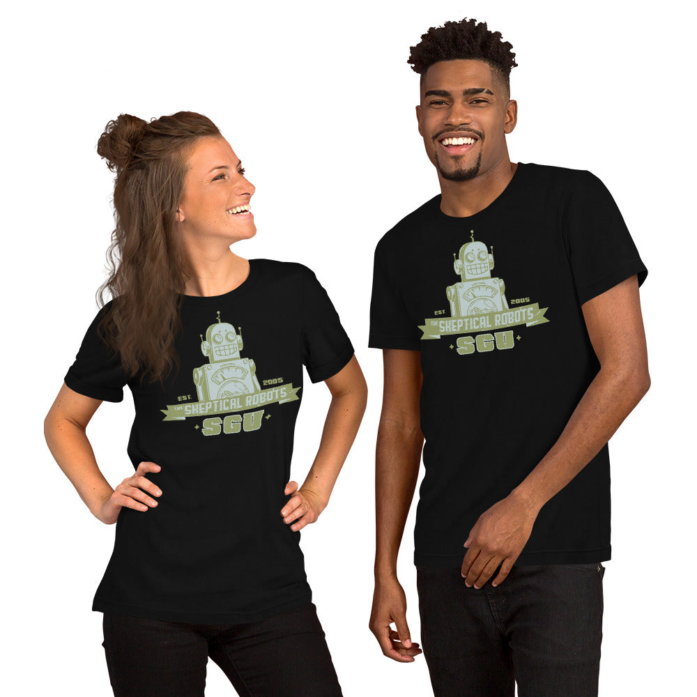 Skeptical Robot Short-Sleeve Unisex T-Shirt