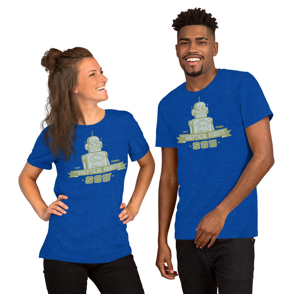 Skeptical Robot Short-Sleeve Unisex T-Shirt