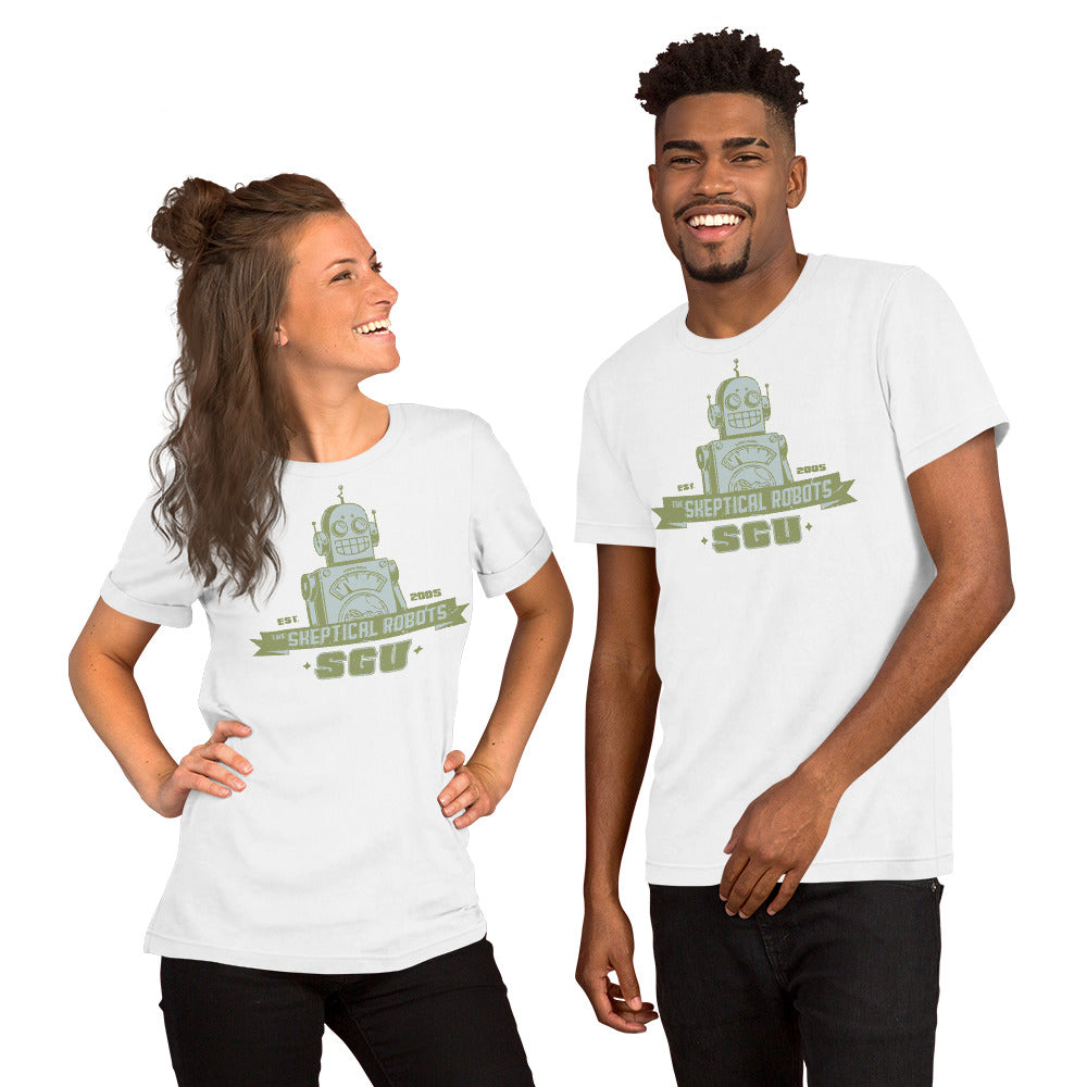 Skeptical Robot Short-Sleeve Unisex T-Shirt