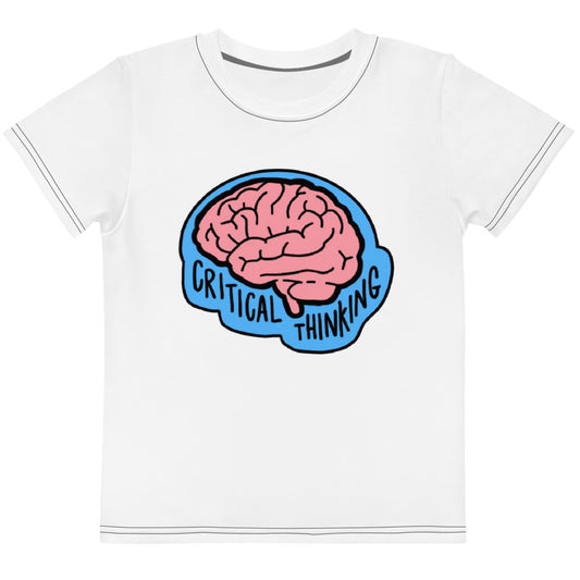 Kids Critical Thinking crew neck t-shirt