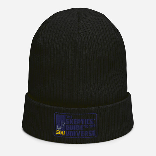 The SGU organic, free range, non-GMO ribbed beanie for your pleasure!