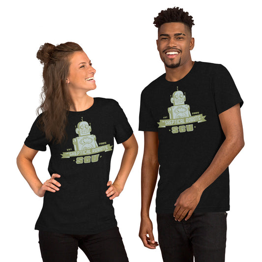 Skeptical Robot Short-Sleeve Unisex T-Shirt